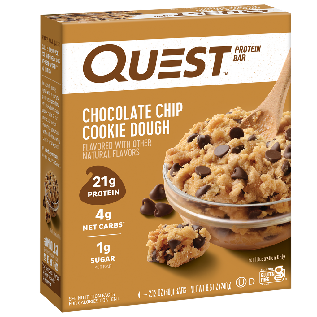 Chocolate Chip Cookie Dough Protein Bars