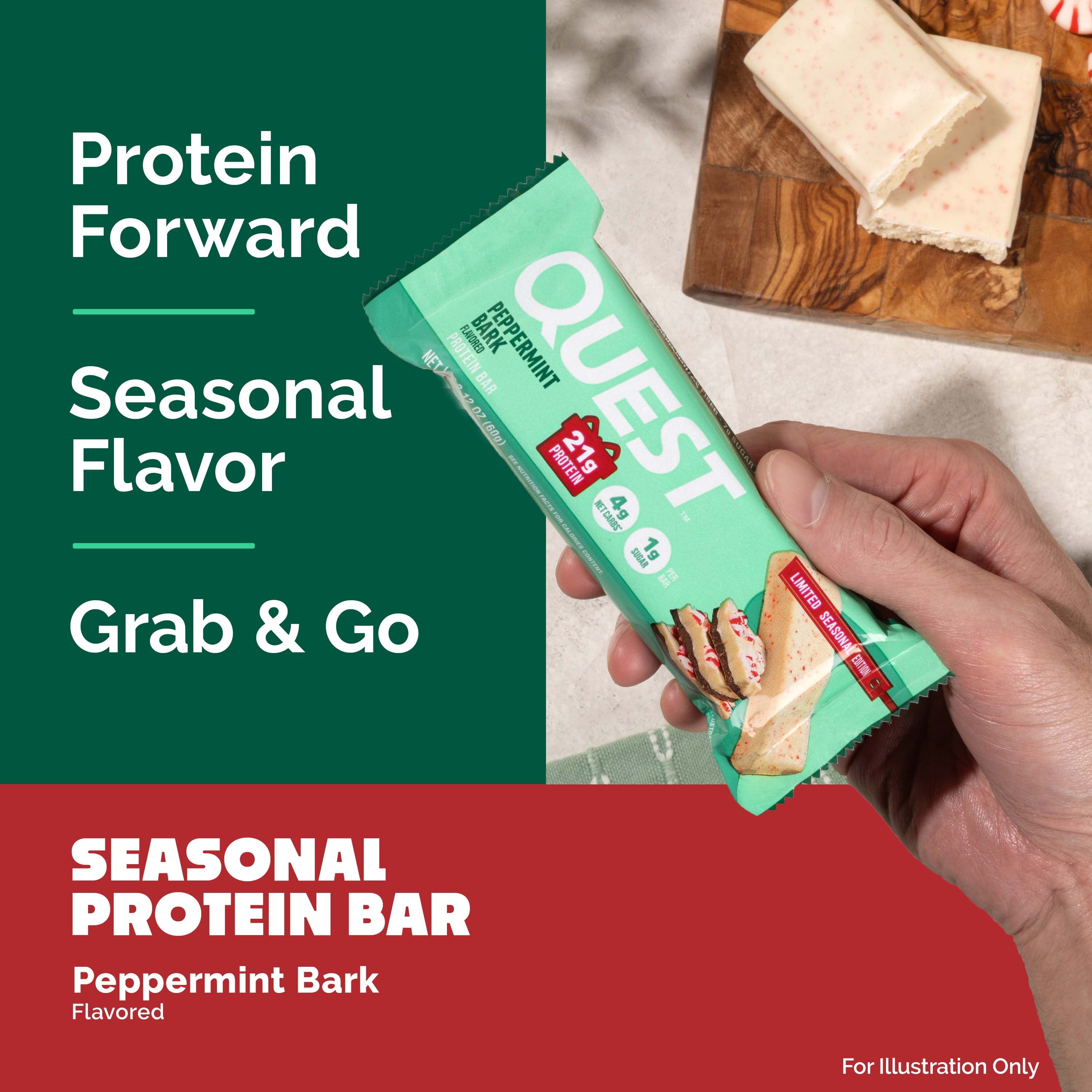 Peppermint Bark Protein Bars