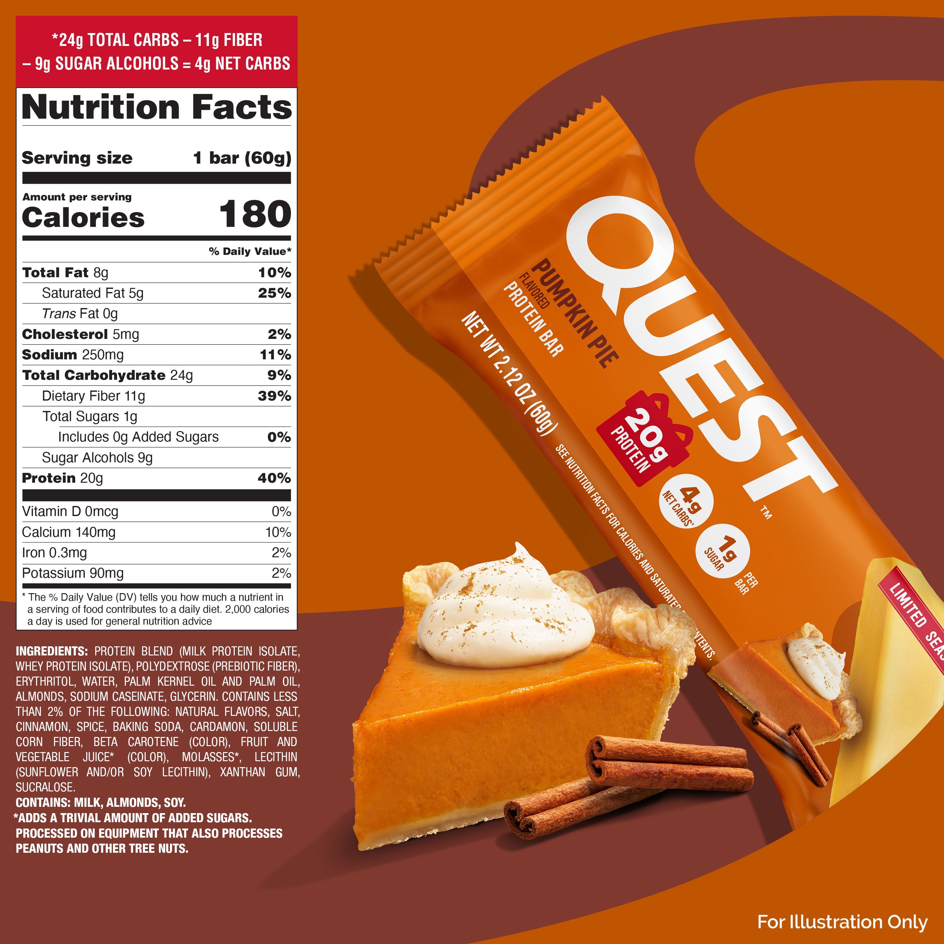 Pumpkin Pie Protein Bars