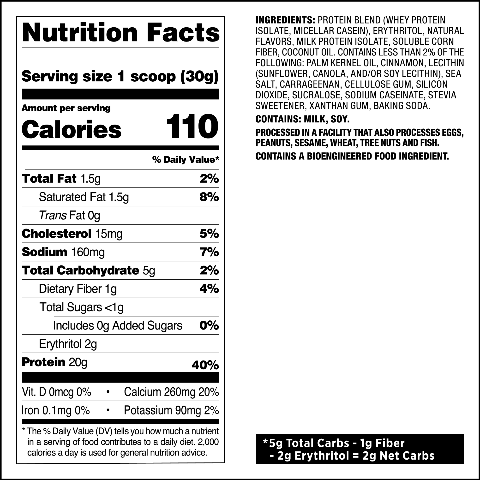 Cinnamon Crunch Protein Powder