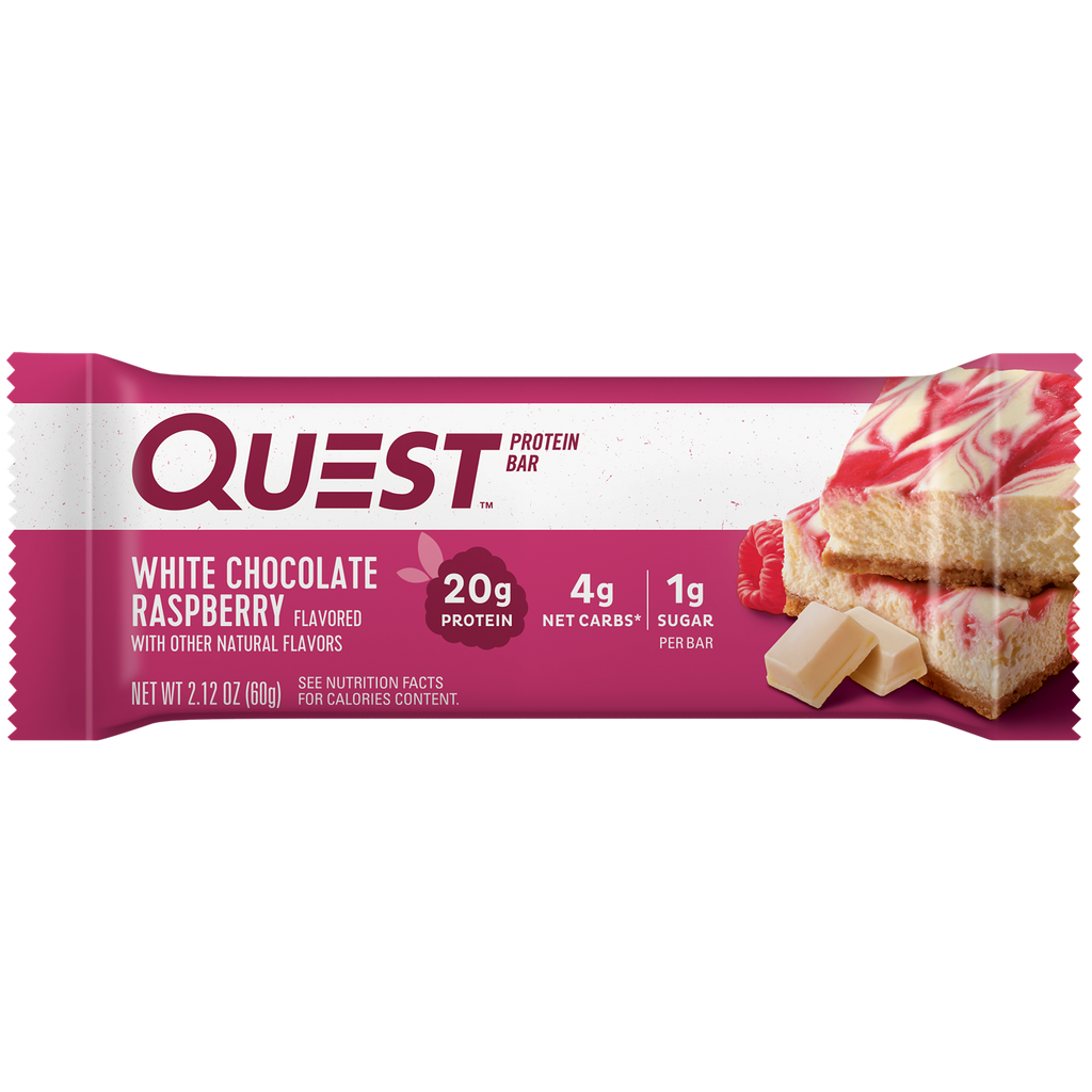 White Chocolate Raspberry Protein Bars