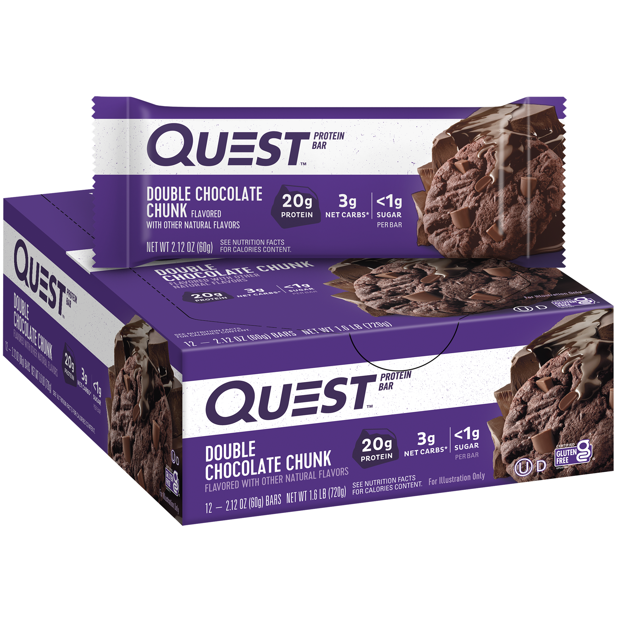 Double Chocolate Chunk Protein Bars