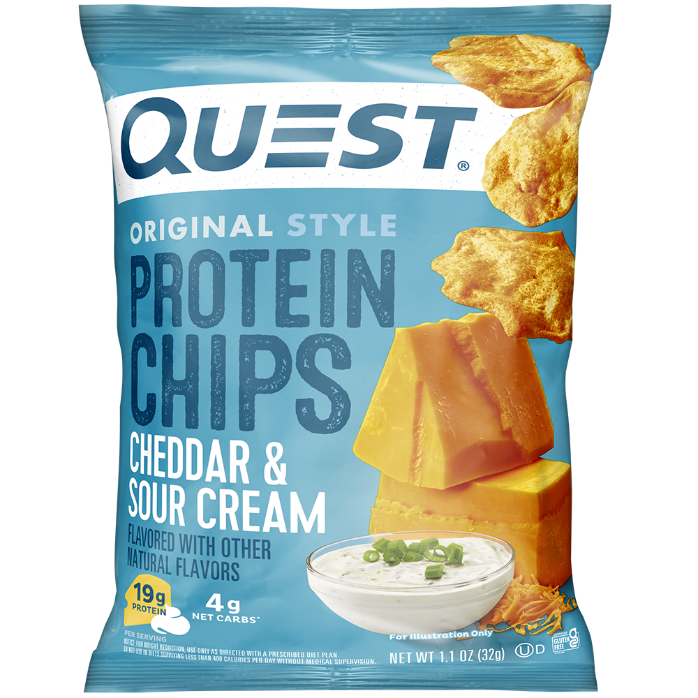 Cheddar & Sour Cream Original Style Protein Chips