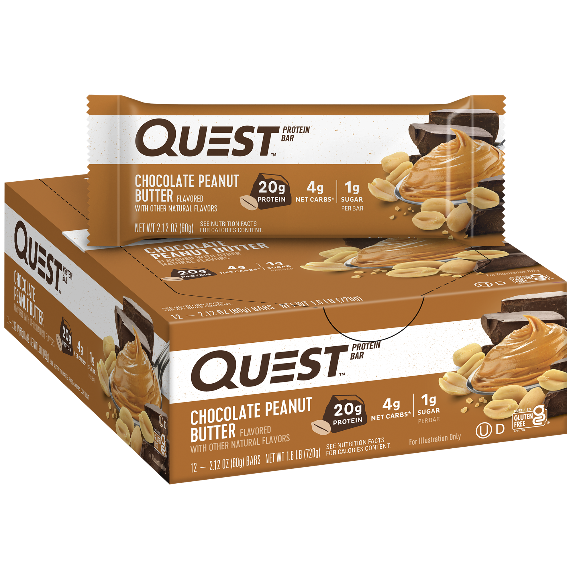 Chocolate Peanut Butter Protein Bar