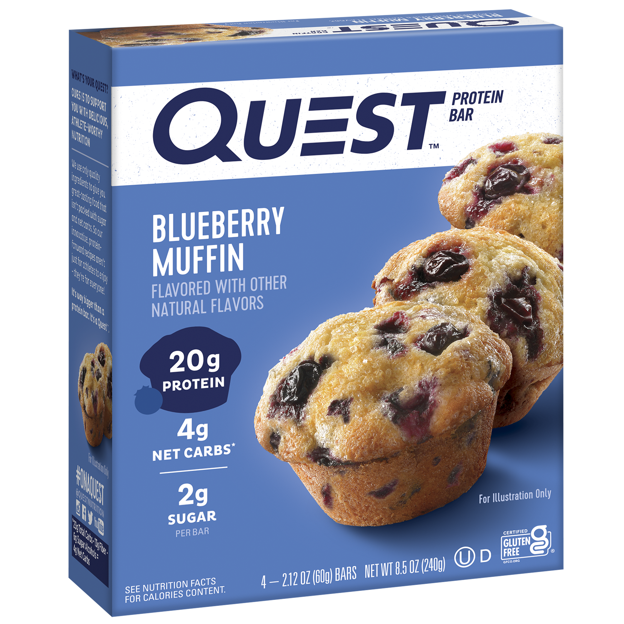 Blueberry Muffin Protein Bars