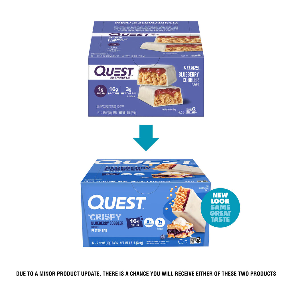 Blueberry Cobbler Crispy Hero Protein Bars