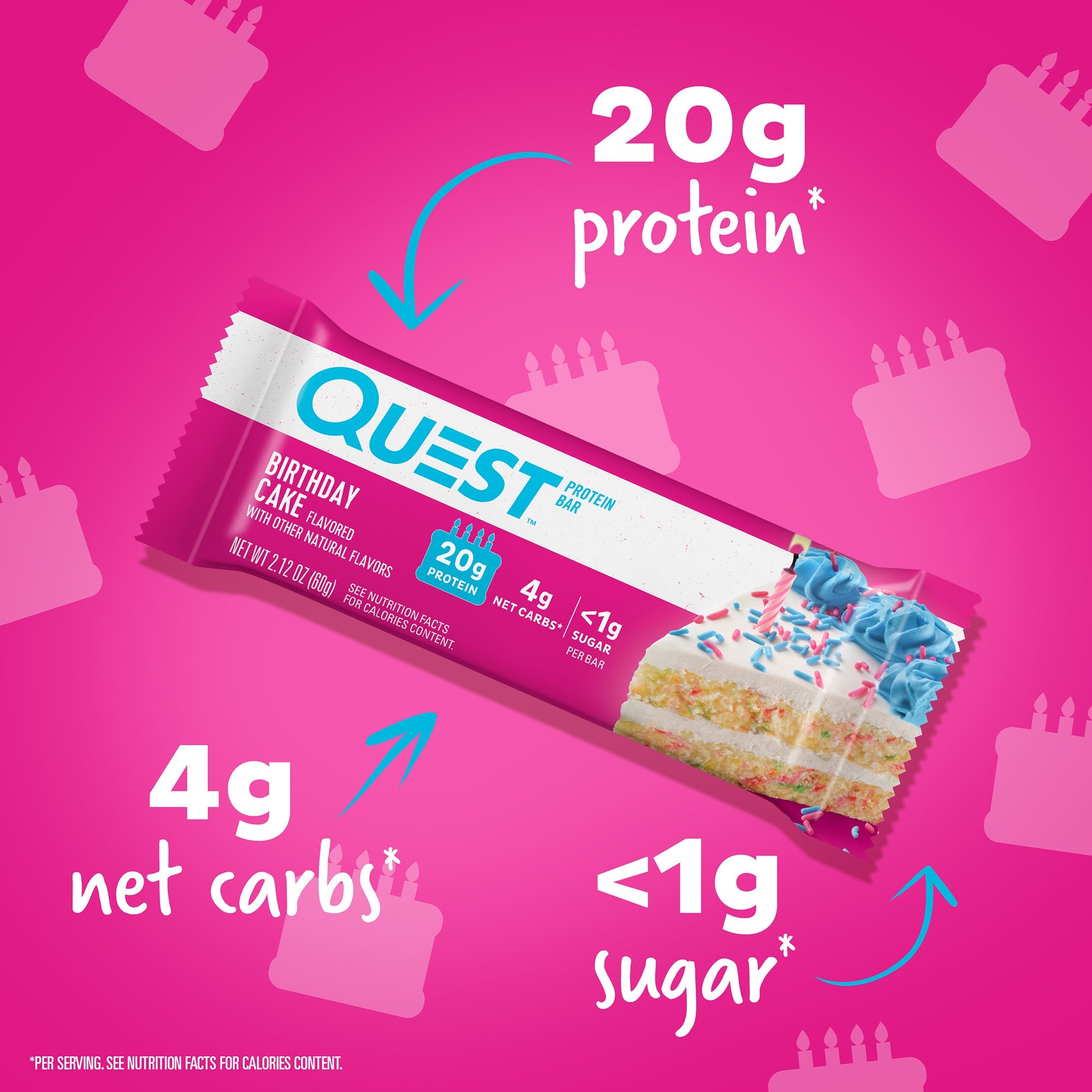Birthday Cake Protein Bars