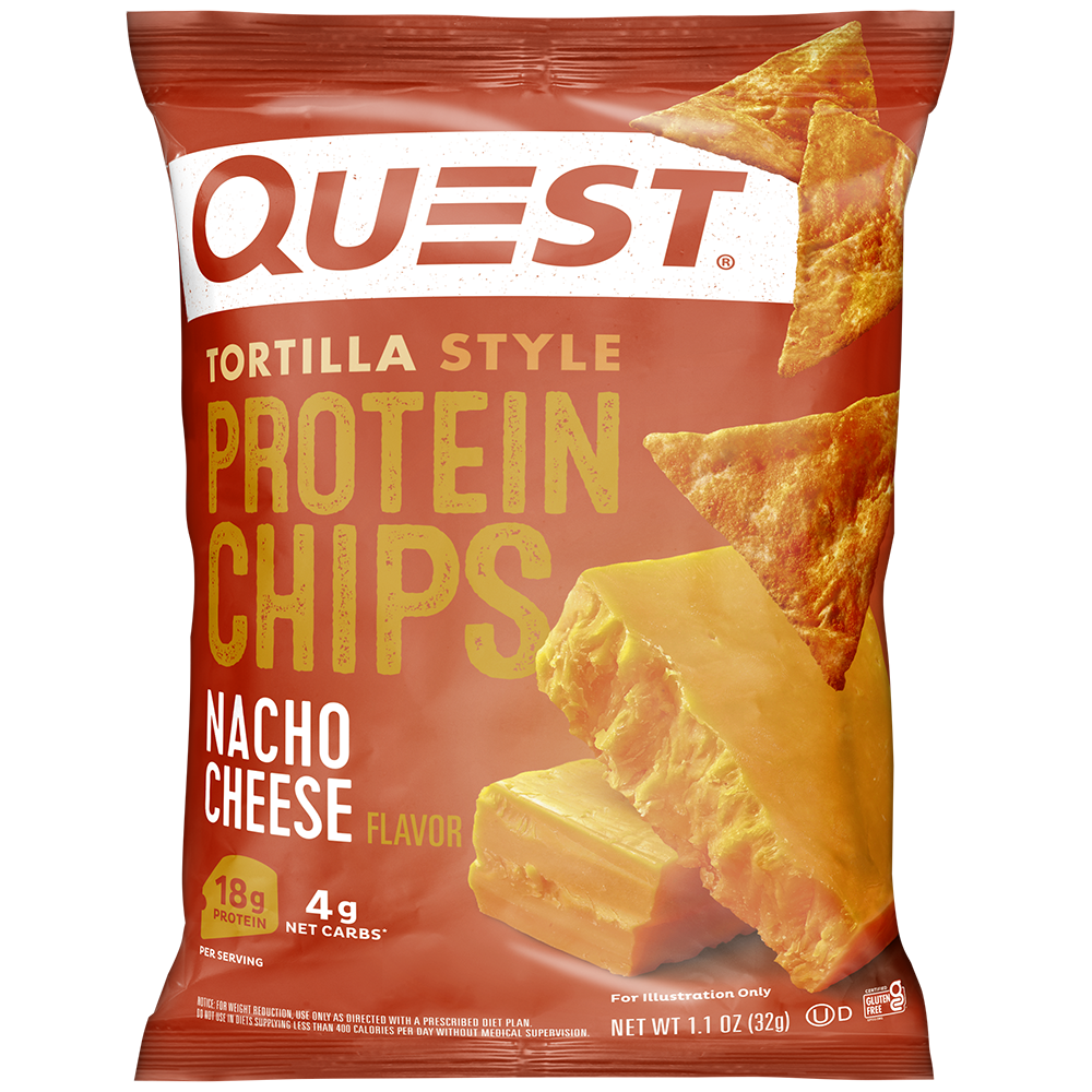Nacho Cheese Tortilla Style Protein Chips