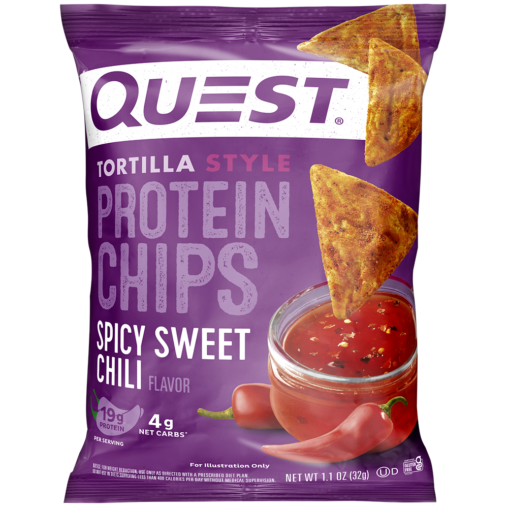 Spicy Sweet Chili Tortilla Style Protein Chips