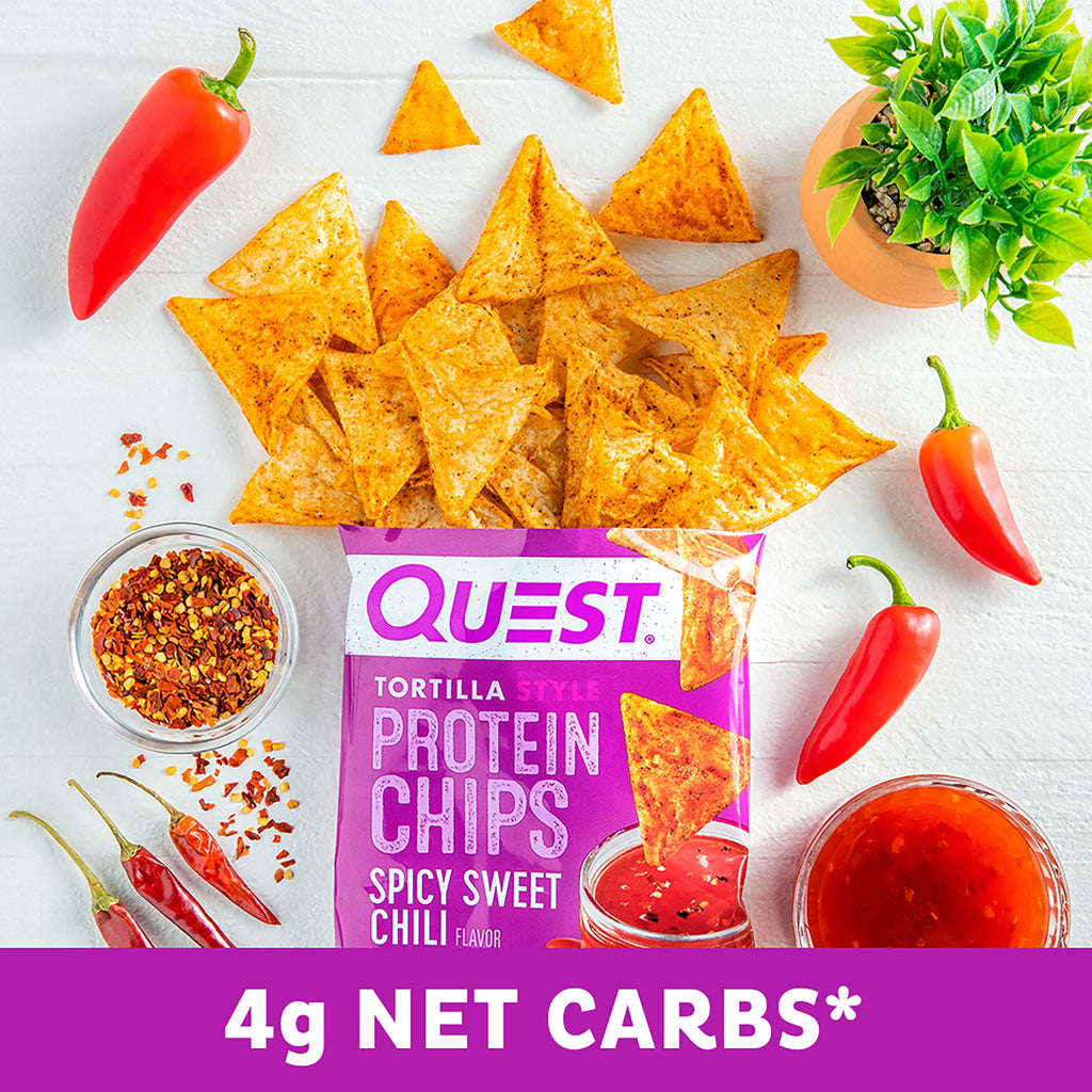 Spicy Sweet Chili Tortilla Style Protein Chips