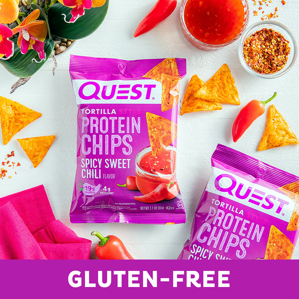 Spicy Sweet Chili Tortilla Style Protein Chips