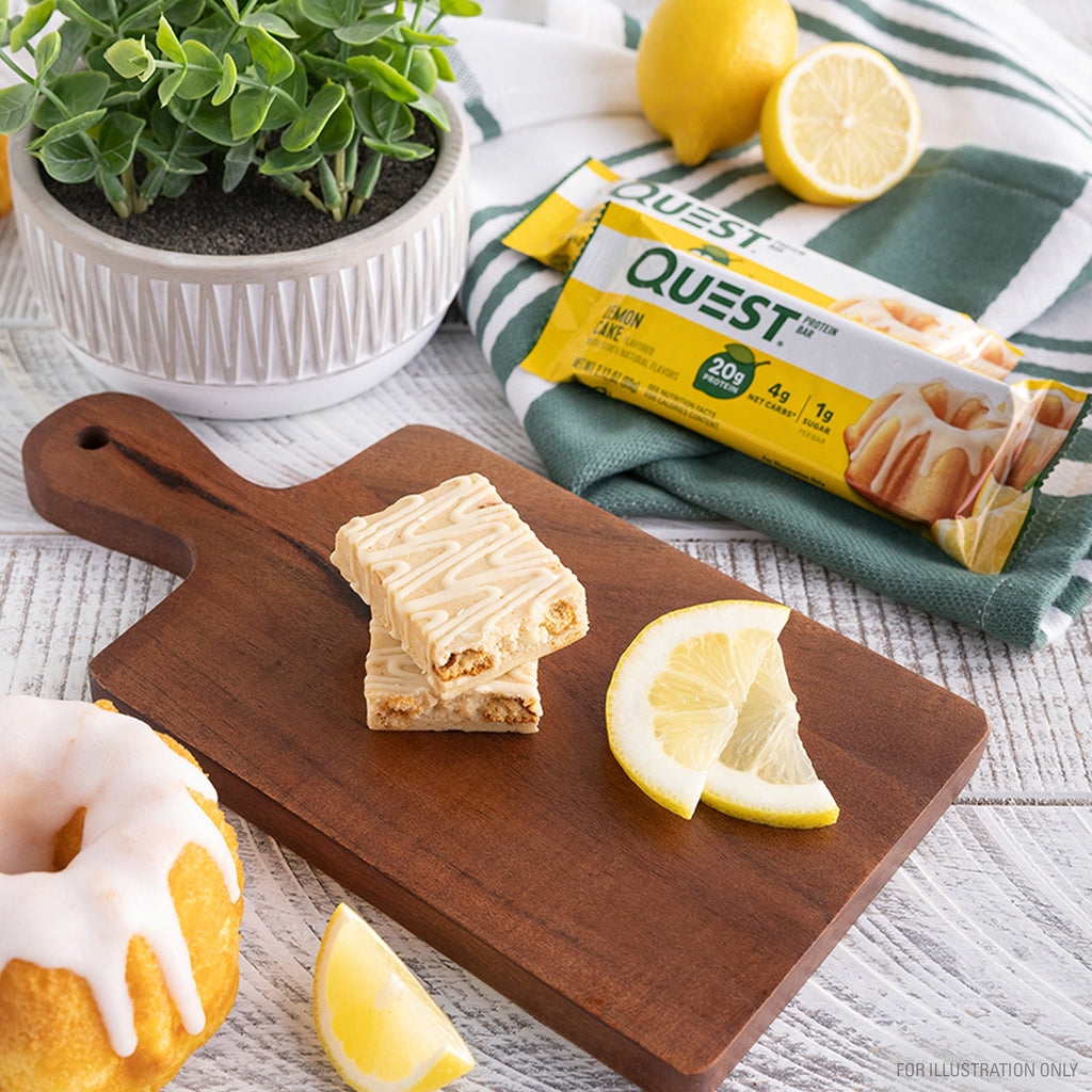 Lemon Cake Protein Bars