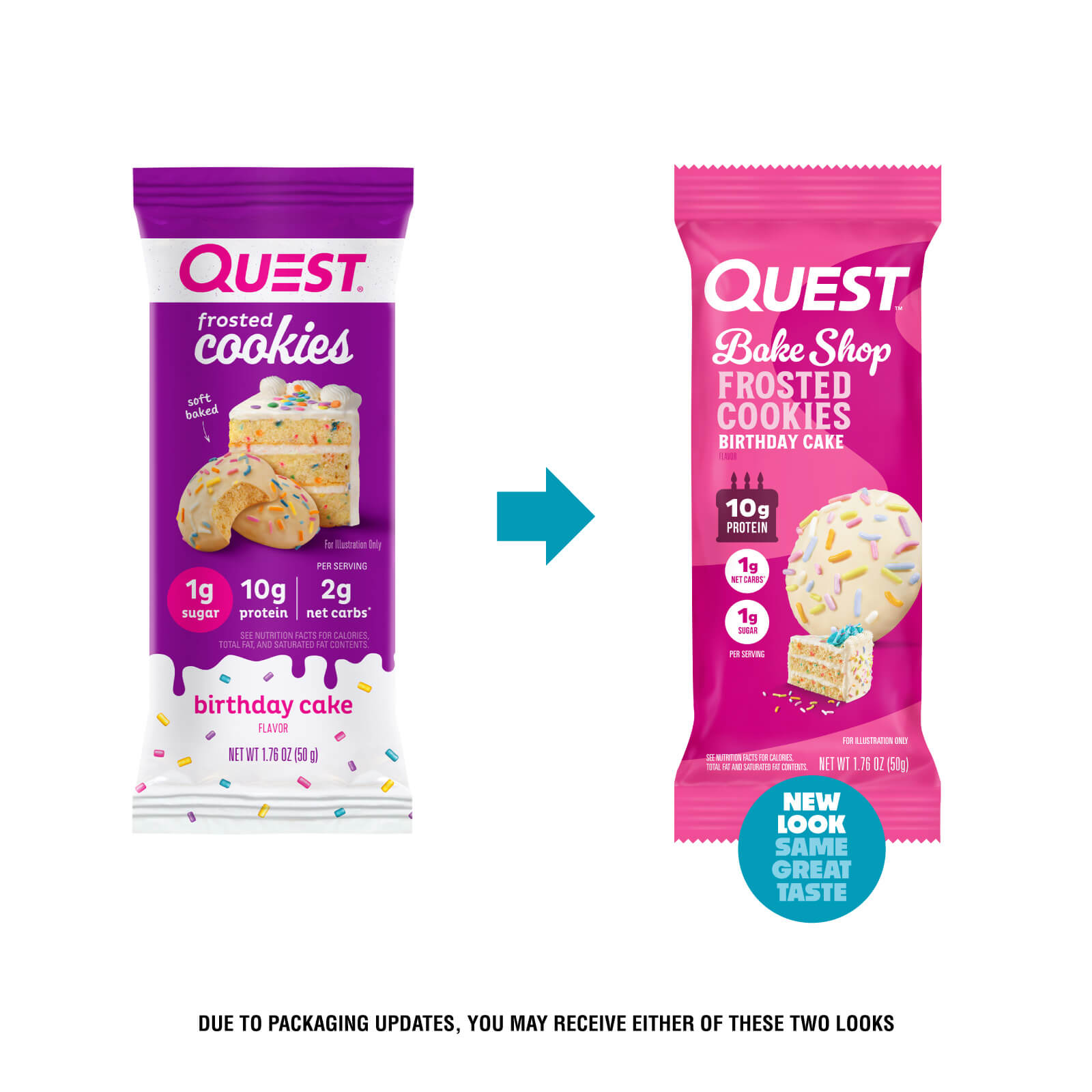 Frosted Cookies Birthday Cake Twin Pack