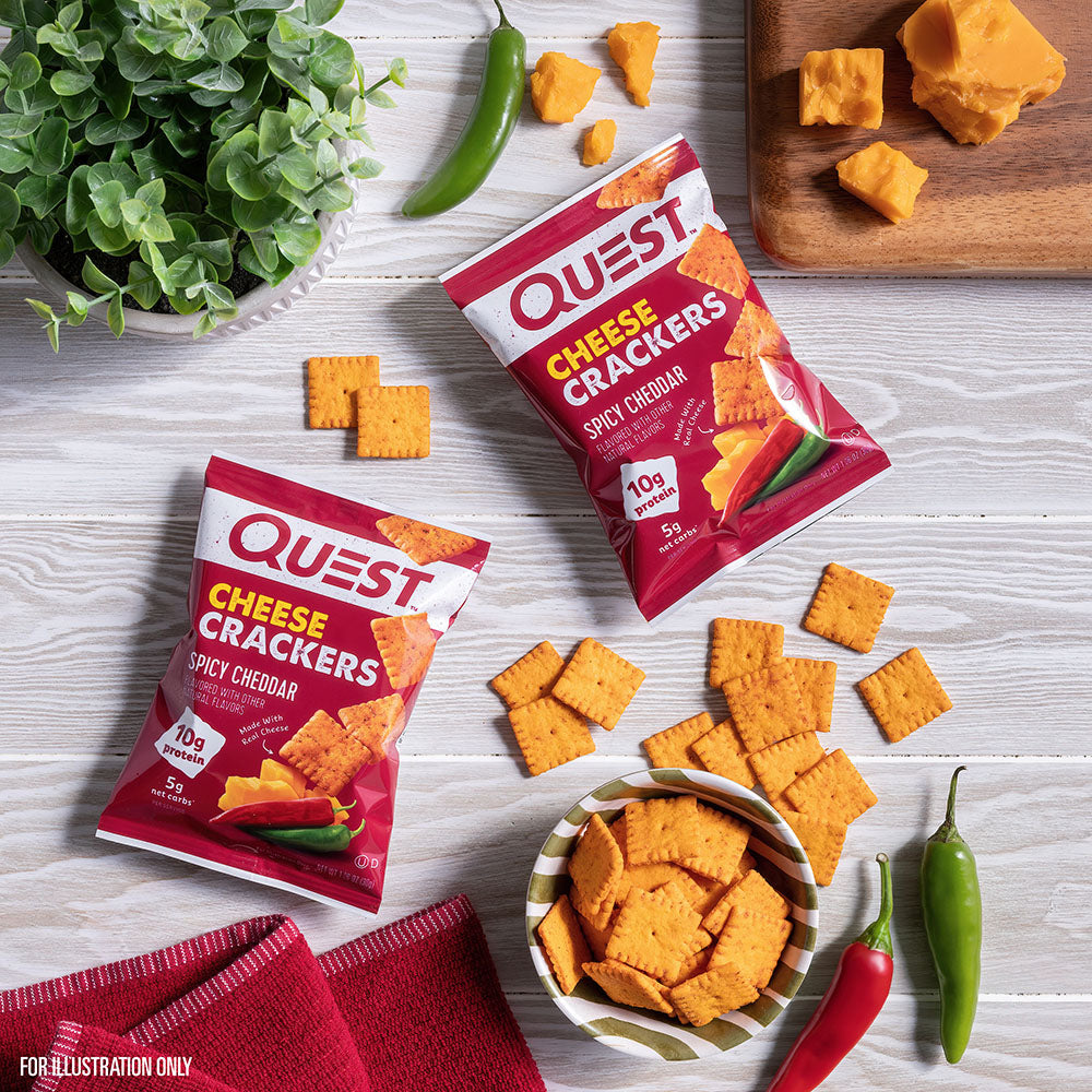 Spicy Cheddar Cheese Crackers
