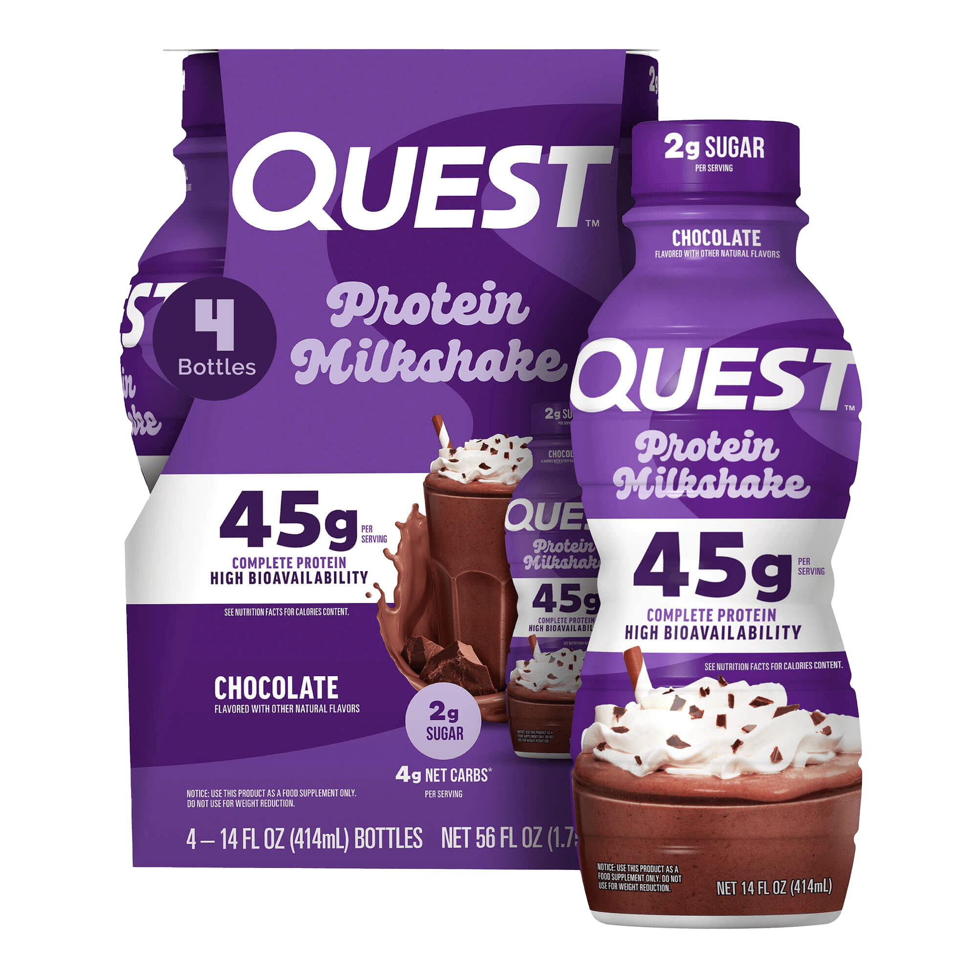 Chocolate 45g Protein Milkshake