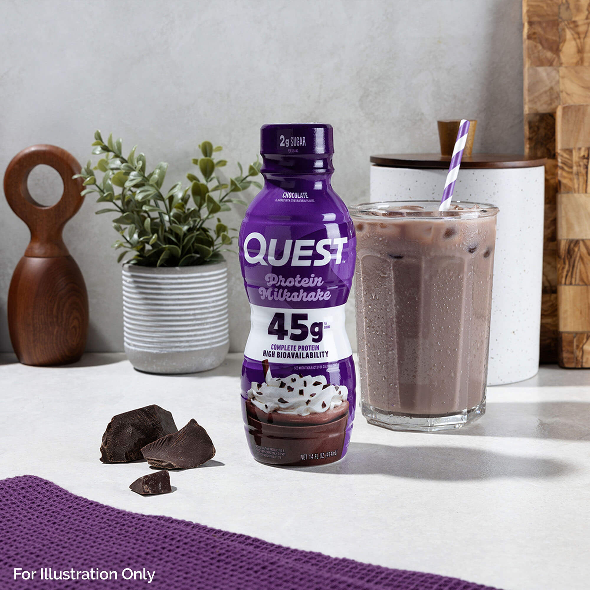 Chocolate 45g Protein Milkshake
