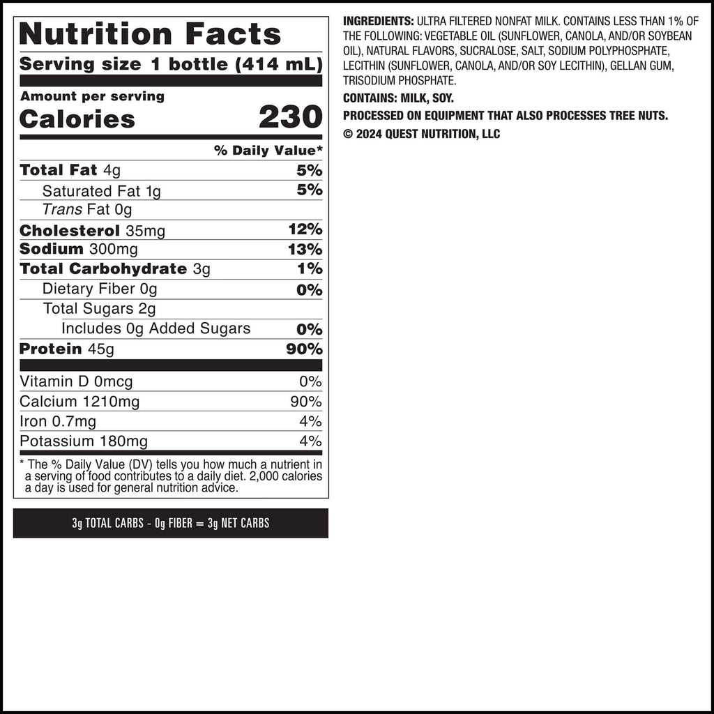 Vanilla 45g Protein Milkshake