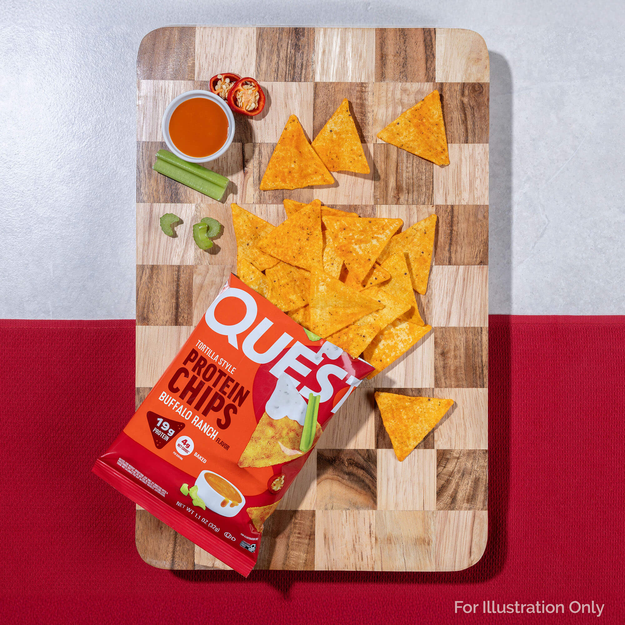 Buffalo Ranch Protein Chips